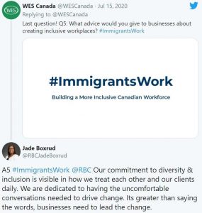Employers response #ImmigrantsWork