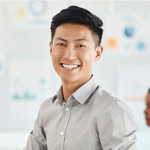 Smiling profile photo of an employer